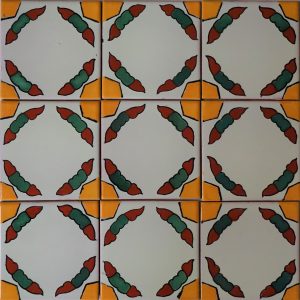 4.25" x 4.25" Talavera Tile - 24034
