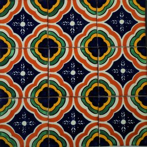 4.25" x 4.25" Talavera Tile - 24044M